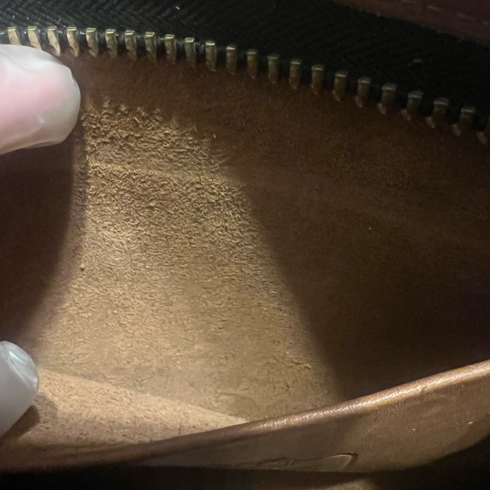 Coach Tan Leather Wristlet with Chain Strap - Picture 2 of 8